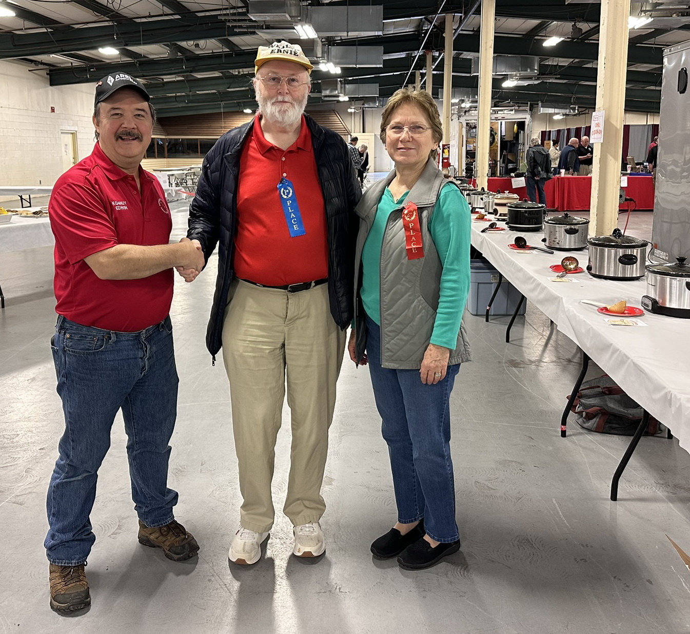 1st Place - Ernie Johnston WB4LVA 2nd Place - Sherryl Bailey N3MIU Tech Fest Chairman - Ed Henderson W4BSR